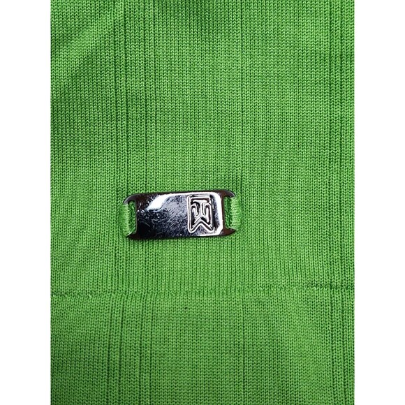 Nike Golf Polo Men's M Green Short Sleeve Tiger Woods Collection Dri-Fit Stretch - Picture 5 of 6